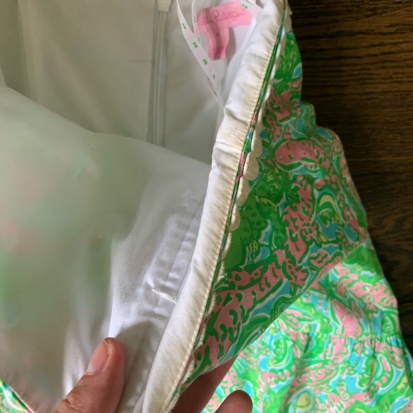 Strapless Lilly Pulitzer Alligator Print Dress - Picture 4 of 4